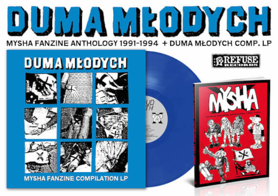V/A “Duma Młodych” LP + “Mysha Fanzine anthology 1991-1994” Book