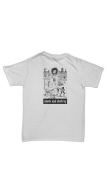 T-Shirt - Koszulka - Shave And Destroy, szara