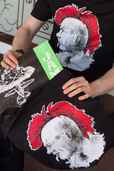 Torba bawełniana „Punk's Not Dead” 