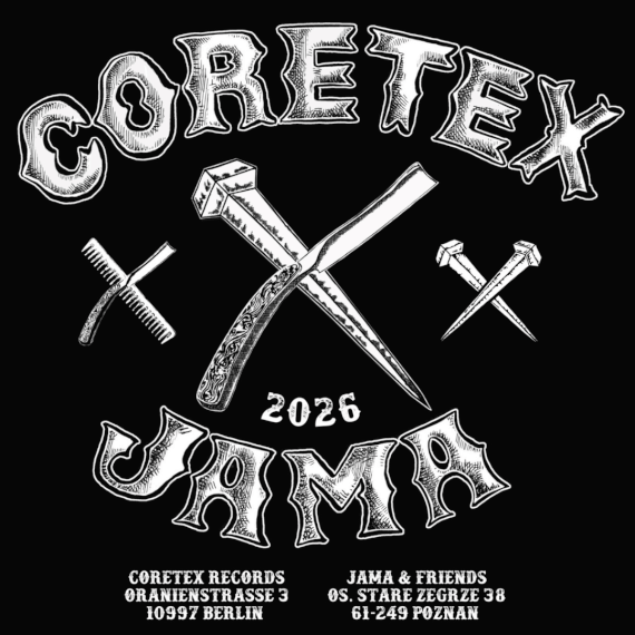 T-Shirt - Koszulka - Jama x Coretex, burgund