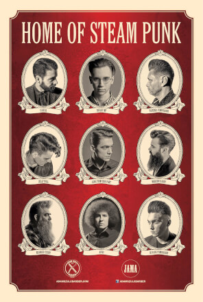 PLAKAT „HOME OF STEAM PUNK”