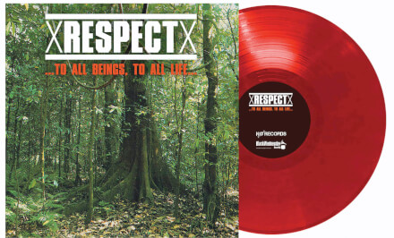 X RESPECT X „…TO ALL BEINGS, TO ALL LIFE…” 1995 / 2020 (czerwony)