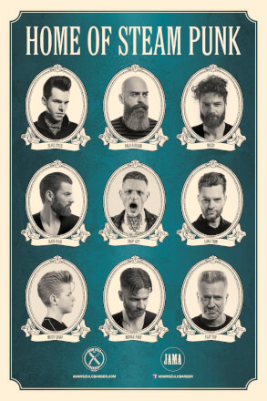 PLAKAT „HOME OF STEAM PUNK 2.0”