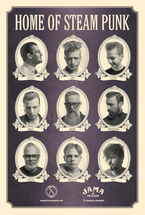 PLAKAT „HOME OF STEAM PUNK 3.0”