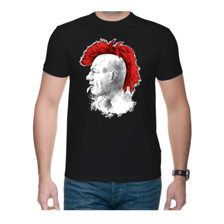 T-Shirt - Koszulka - Punk's Not Dead, czarna