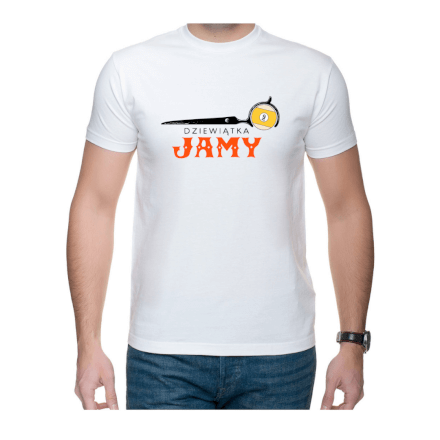 T-Shirt - Koszulka - Dziewiątka Jamy, biała