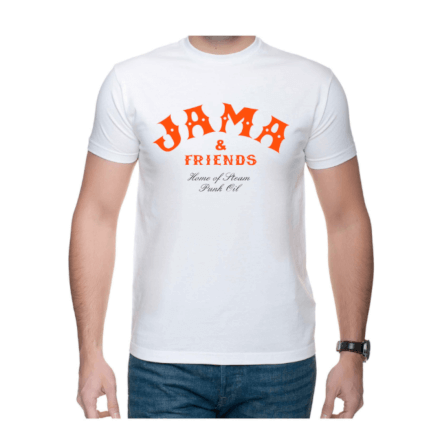 T-Shirt - Koszulka - Jama & Friends, biała