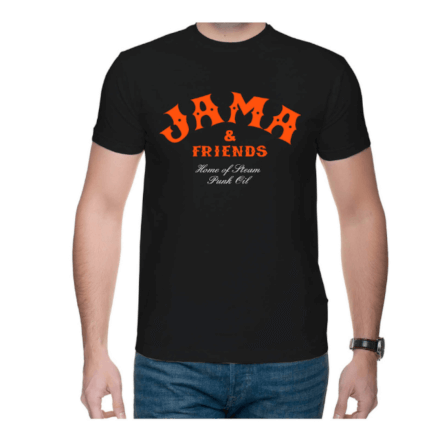 T-Shirt - Koszulka - Jama & Friends, czarna