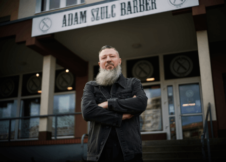 Zdjęcie Adama Szulca z autografem